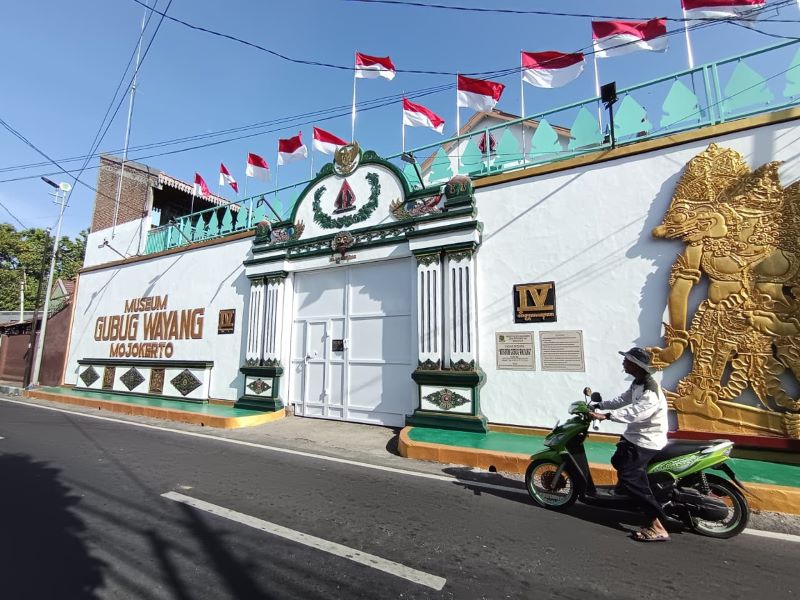 DESTINASI BUDAYA: Museum Gubug Wayang di Kota Mojokerto yang menutup sementara kunjungan mulai Selasa (2/9) sampai waktu yang belum ditentukan.