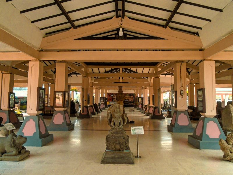 BERSEJARAH: Keamanan Museum Majapahit di Desa/Kecamatan Trowulan, Kabupaten Mojokerto kini ditingkatkan untuk mengantisipasi hal yang tidak diinginkan.