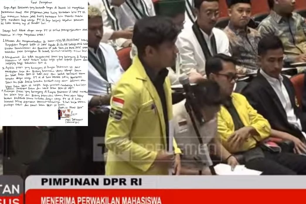 Ketika BEM UI Pecah Dua, Sosok Agus Setiawan Jadi Pusat Sorotan