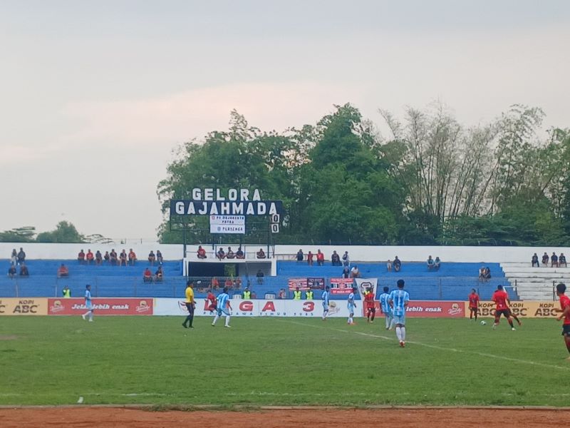 PROYEK STRATEGIS: Stadion Gajah Mada Mojosari, ditetapkan sebagai salah satu proyek strategis daerah pada P-APBD 2025.