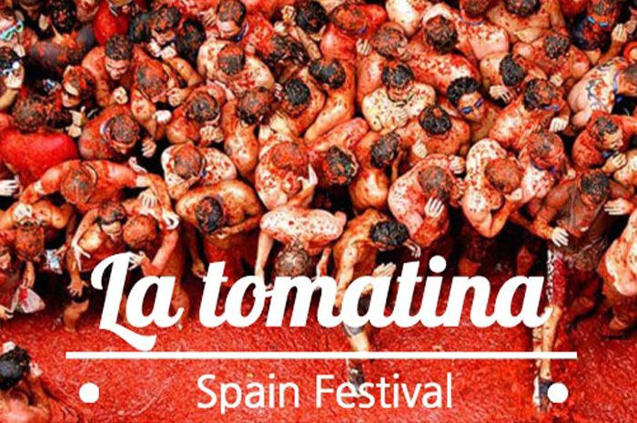 Salah satu tradisi yang kerap kali membuat banyak orang merasa heran dan penasaran datang dari Spanyol, tempat di mana La Tomatina diadakan setiap tahunnya. Sumber foto: Google