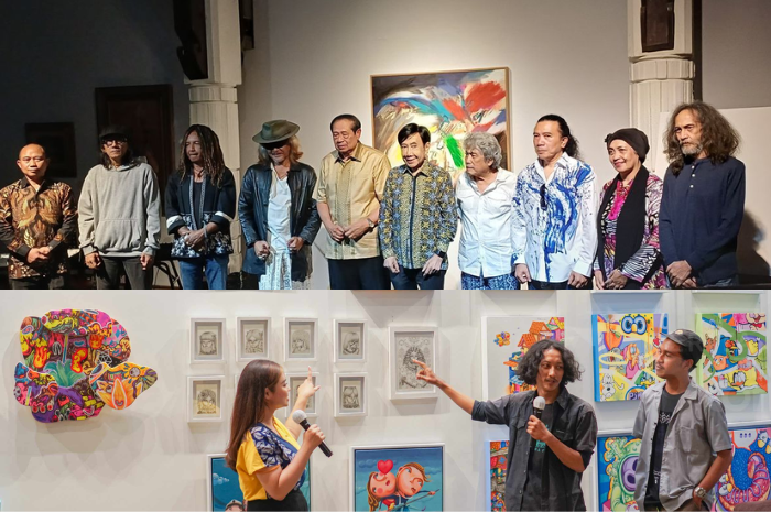 Nada Merupa di Surabaya menampilkan 17 seniman dari berbagai generasi, menggabungkan seni visual dan musik menjadi satu pengalaman.