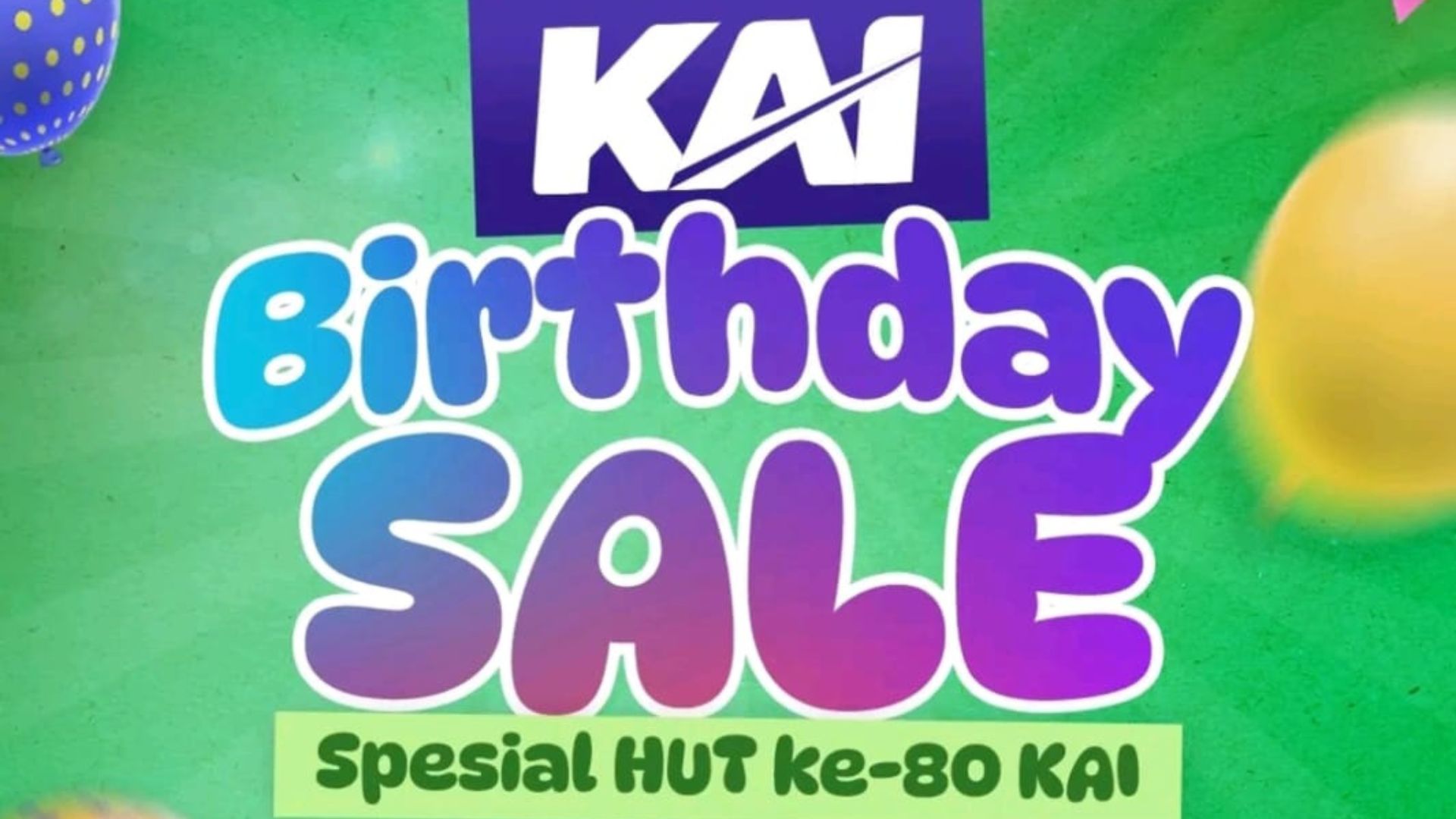 KAI Rayakan HUT ke-80 dengan Flash Sale Tiket Rp80 Ribu dan Diskon Spesial (Foto: Instagram /@kai121_)