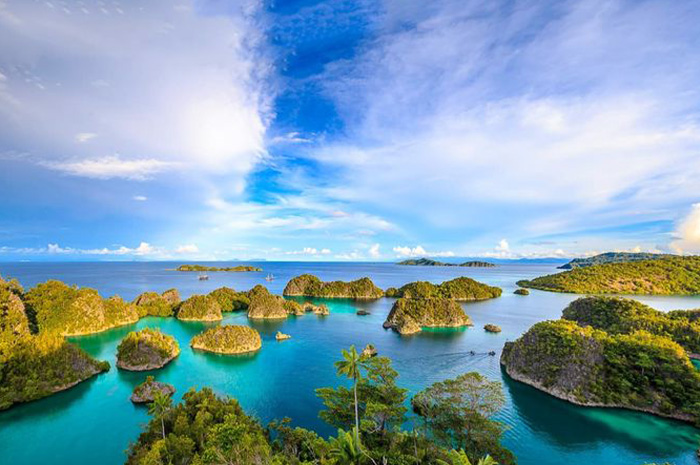 Raja Ampat telah lama menjadi magnet bagi para pelancong yang haus akan keindahan alam dan petualangan.  sumber foto: pinterest