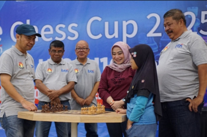 MERIAH: Bale by BTN Chess Cup 2025 yang diikuti oleh 176 peserta terselenggara di Hotel De Resort, Kota Mojokerto, Sabtu (27/9).