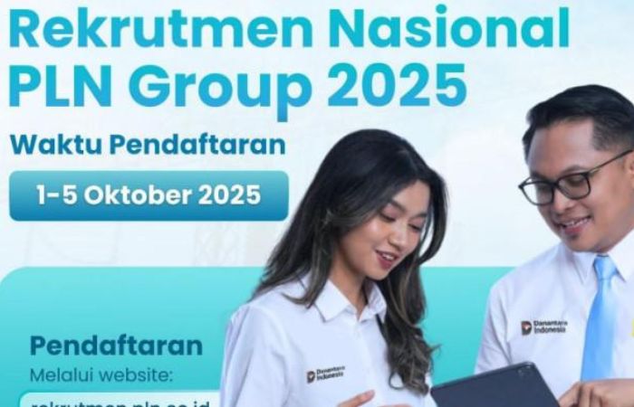 Lowongan Kerja PLN Group 2025 Kembali Dibuka, Cek Daftar Jurusan dan Persyaratan Umumnya