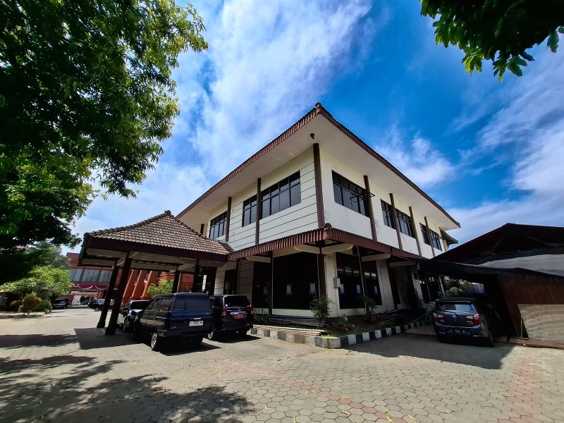 EKS LEGISLATIF: Bekas gedung DPRD Kota Mojokerto di Jalan Gajah Mada yang bakal dirombak menjadi masjid tahun ini.