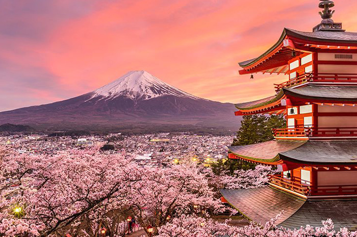 Gunung Fuji bukan sekadar gunung tertinggi di Jepang, tetapi juga simbol keindahan, ketenangan, dan spiritualitas yang mendalam bagi masyarakat Negeri Sakura.  sumber foto: pinterest