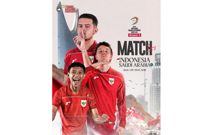 Main Dini Hari! Ini Jam Tayang Timnas Indonesia vs Arab Saudi di Laga Perdana Round 4 Kualifikasi Piala Dunia 2026 (IG @timnasindonesia)