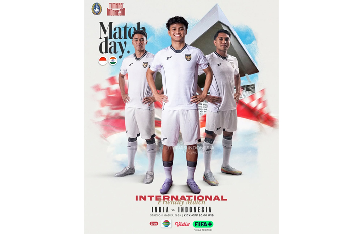 Main Malam Ini! BerikutJam Tayang dan Siaran Langsung Timnas Indonesia vs India di di Laga Uji Coba Leg Kedua (IG @timnasindonesia)