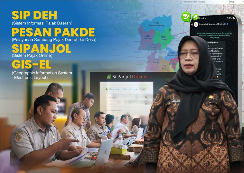 DIGITALISASI: Kepala Bapenda Kabupaten Mojokerto, Nurul Istiqomah menunjukkan komitmennya menghadirkan pelayanan pajak yang modern, transparan, dan berintegritas melalui berbagi inovasi digital.