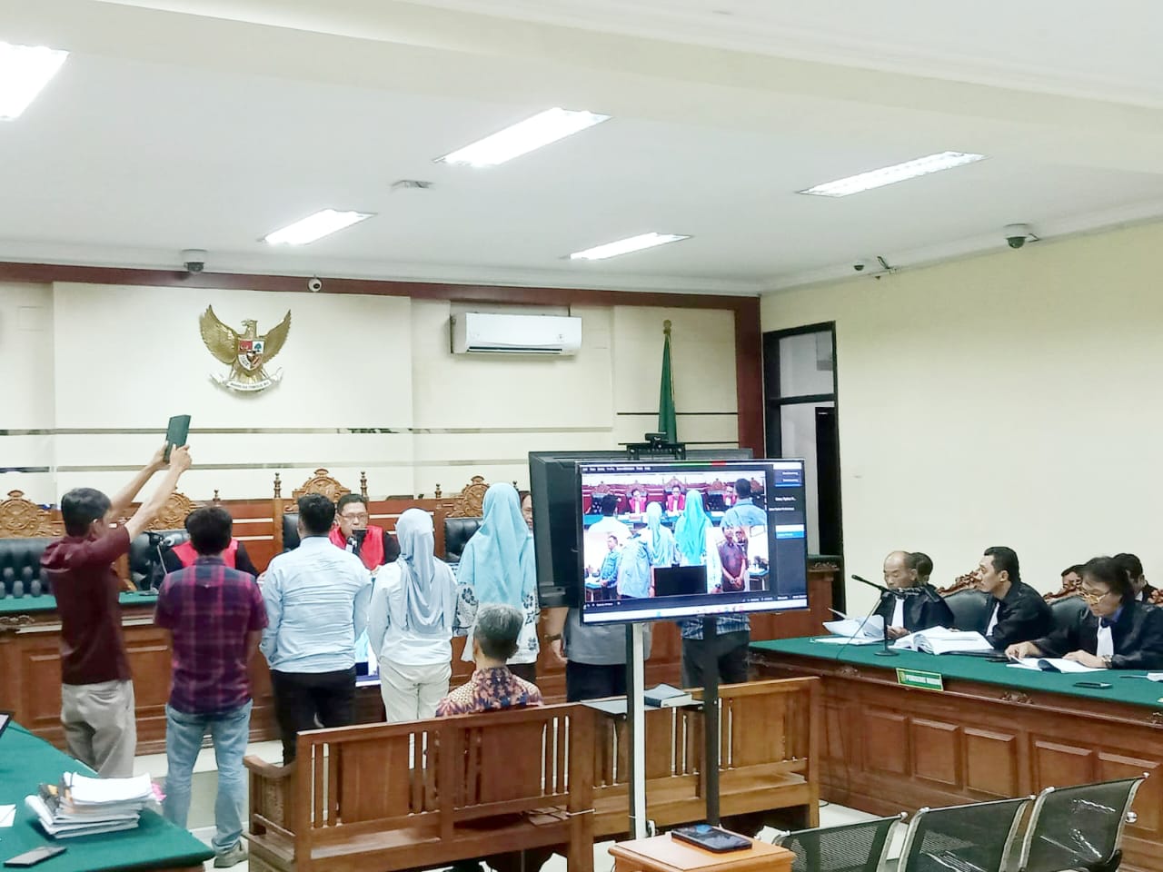 TUJUH SAKSI: Sidang lanjutan perkara korupsi kapal TBM pada Selasa (21/10) di Pengadilan Tipikor Surabaya di Sidoarjo menghadirkan tujuh saksi yang terdiri dari tiga ASN Pemkot Mojokerto dan empat.
