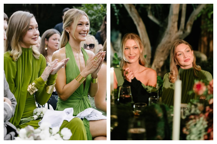 Potret Gigi dan Bella Hadid di pernikahan sang kakak
