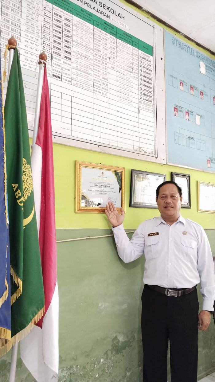 Dadi, S.Pd, Kepala SDN Gunungsari, Dawarblandong