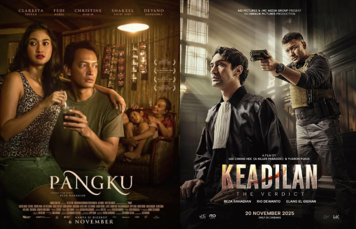 Rekomendasi Film terbaru bulan November 2025, dengan berbagai genre yang menarik.