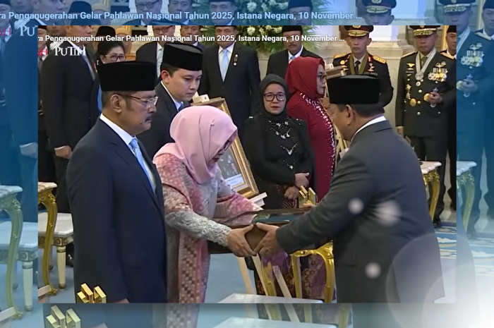 Presiden Prabowo Umumkan 10 tokoh penerima gelar Pahlawan Nasional.