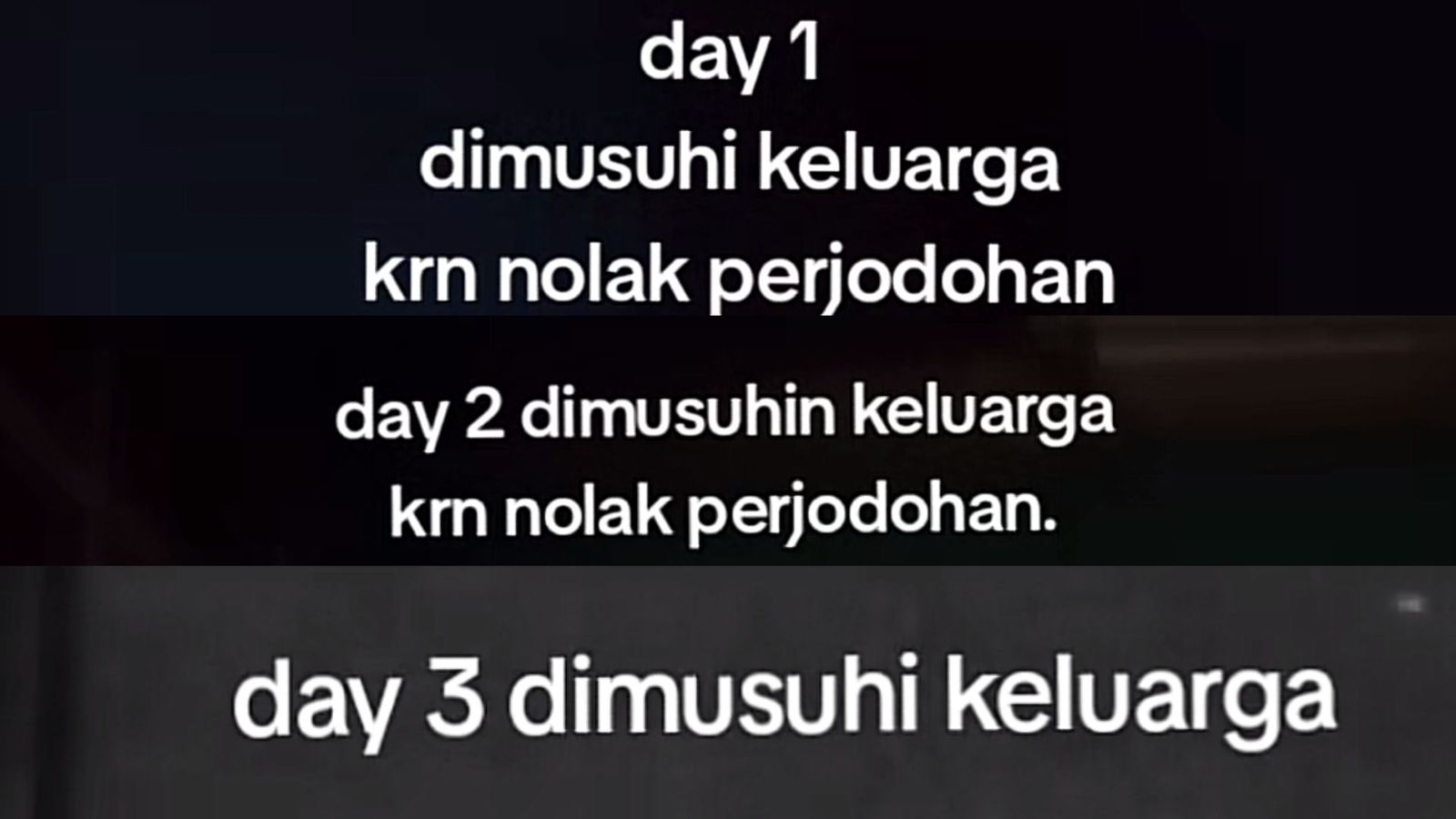 Menolak perjodohan menjadi dimusuhi keluarga sendiri