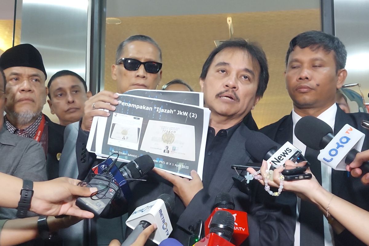 Roy Suryo Datangi Polda Metro, Polisi Tegaskan Kasus Ijazah Jokowi Masih Berlanjut