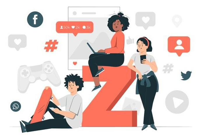 Generasi Z, yang lahir di era digital dan tumbuh bersama perkembangan teknologi, menunjukkan pola pikir yang jauh berbeda dari generasi sebelumnya. sumber foto: pinterest