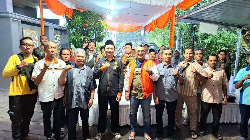 SERAP ASPIRASI: Agung Soecipto saat kegiatan jaring aspirasi masyarakat melalui reses masa sidang III tahun 2025.