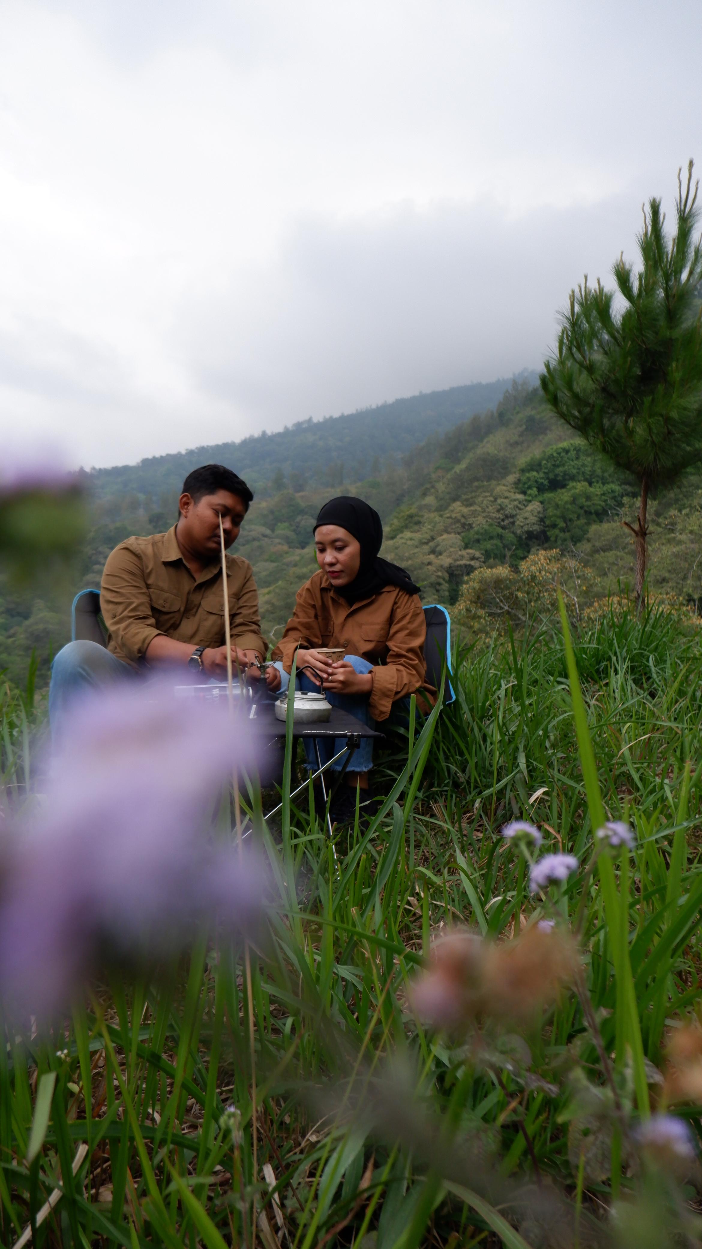 ASRI: Pengunjung disuguhkan suasana khas lereng Gunung Welirang saat glamping di Alas Pacet.