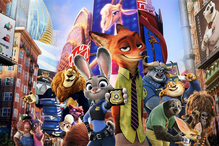 Film animasi Zootopia karya Walt Disney Animation Studios bukan sekadar tontonan hiburan dengan karakter hewan yang lucu. Sumber Foto: Pinterest