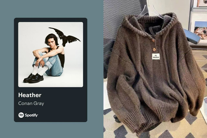 Tanggal 3 Desember sangat identik dengan perayaan romantis bertukar sweater bersama pasangan yang terinspirasi dari lagu Heather Conan Gray. Sumber foto: Google