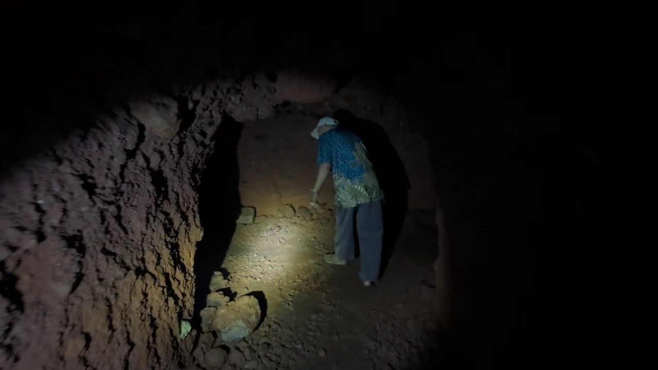 JEJAK HISTORIS: Salah satu gua yang berada di jalur Pacet-Cangar di kawasan Sendi, Desa/Kecamatan Pacet, Kabupaten Mojokerto.