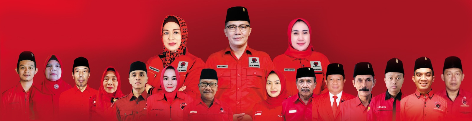 Pengurus DPC PDI Perjuangan Kabupaten Mojokerto Masa Bakti 2025-2030