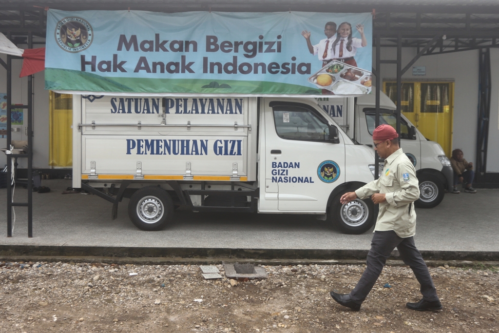 Kondisi SPPG Yayasan Bina Bangsa Semarang 03, Kecamatan Kutorejo yang terhenti beroperasi pasca keracunan massal menu MBG.