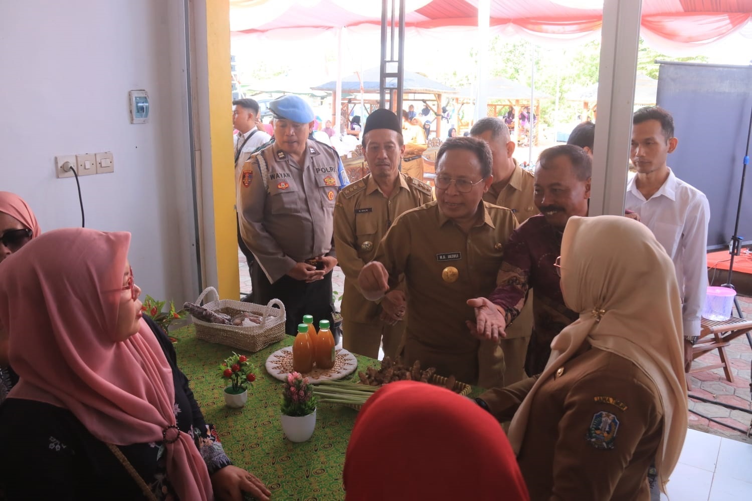 IKON BARU: Cafe Jamu di Desa Kepuhanyar, Kecamatan Mojoanyar saat di-launching, PJS Bupati Mojokerto, Akhmad Jazuli, 2024 lalu