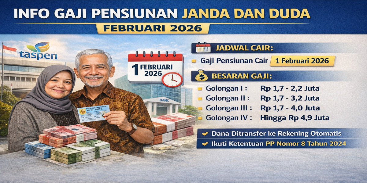info gaji pensiunan janda dan duda