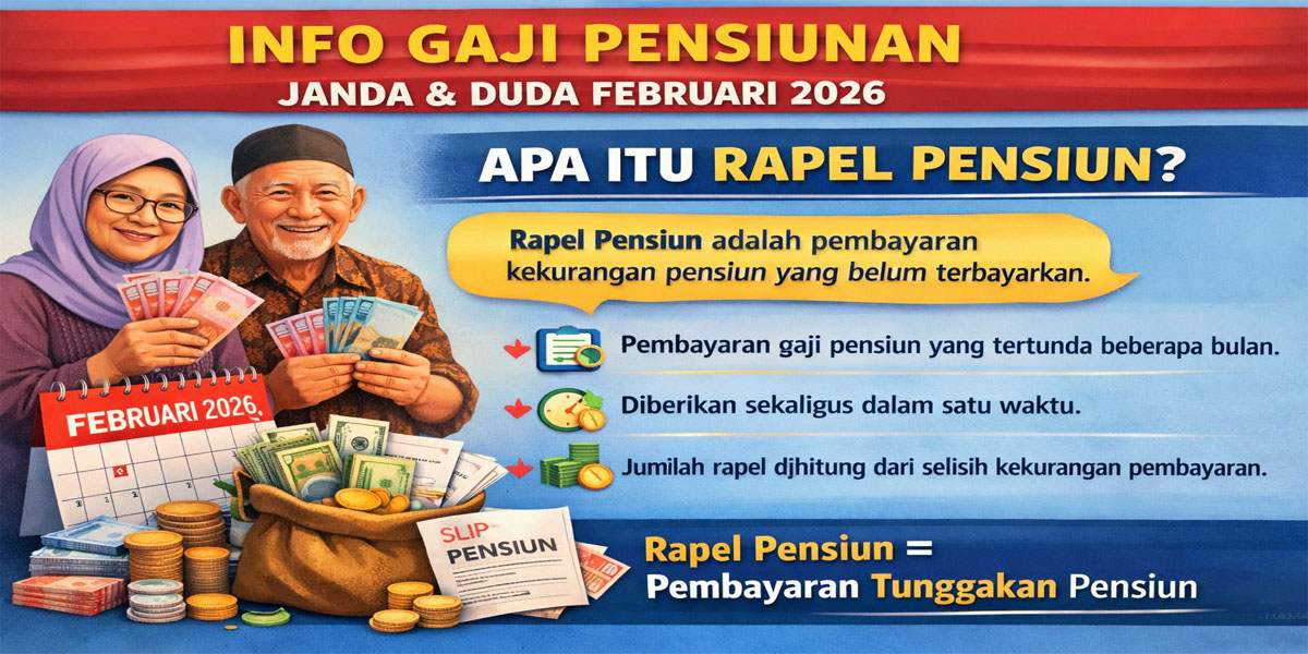 rapel pensiunan bagi janda dan duda
