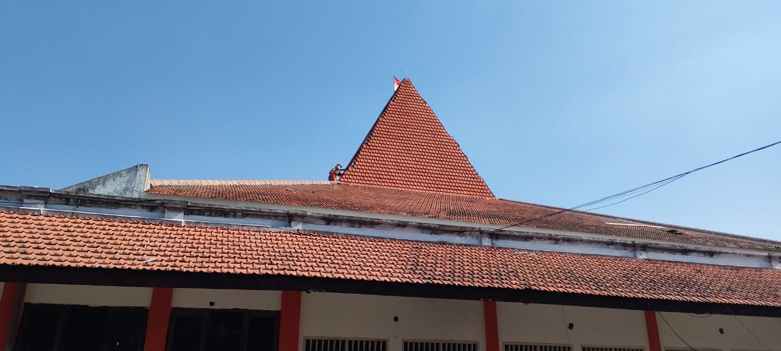 BERGAYA EROPA: Societiet Concordia yang menjadi gedung pertemuan pertama yang didirikan di Kota Mojokerto oleh kongsi perusahaan swasta di masa pemerintahan kolonial.