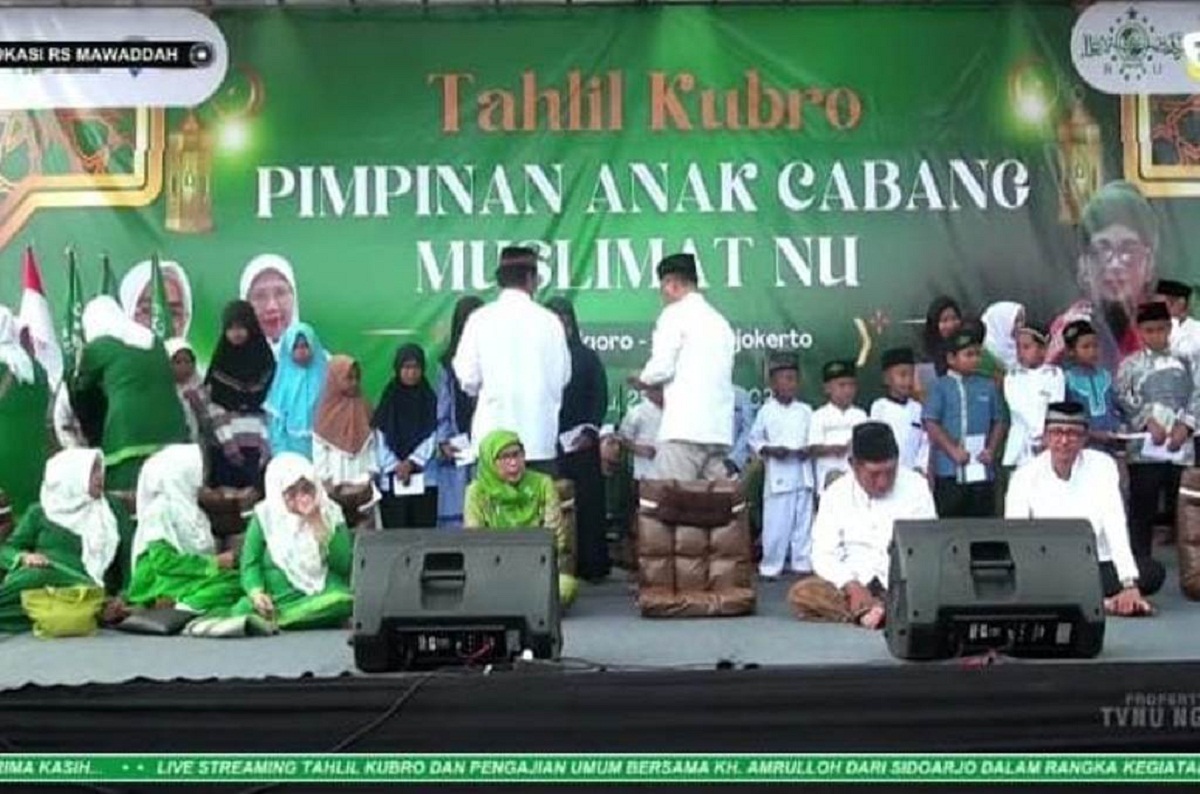 Pelaksanaan Tahlil Kubro yang digelar RS Mawaddah Medika, Kecamatan Ngoro, Kabupaten Mojokerto