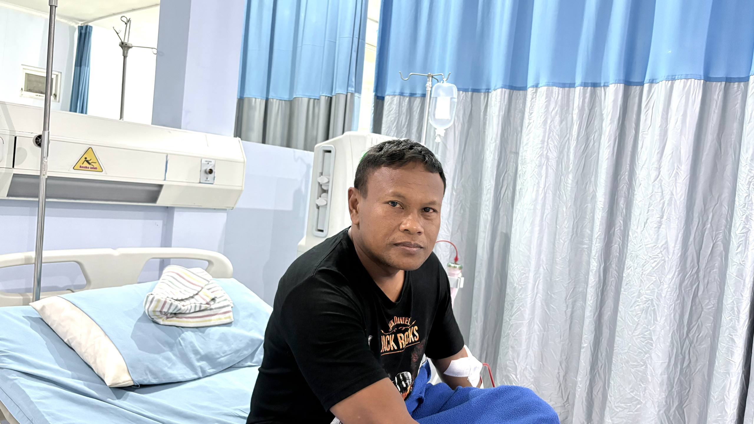 Agus, salah satu warga Kota Mojokerto yang menikmati layanan UHC