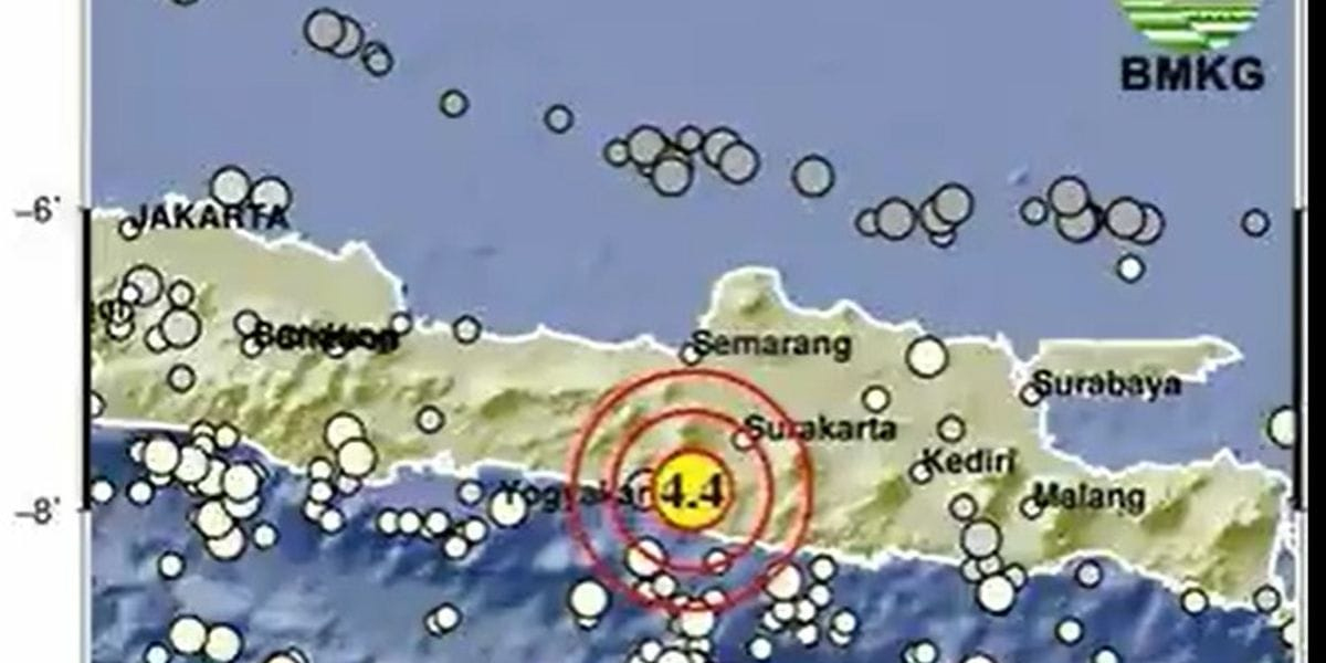 Masyarakat wilayah Yogyakarta dikejutkan dengan guncangan Gempa magnitudo 4,4 pada hari ini, Selasa (27/1/2026).