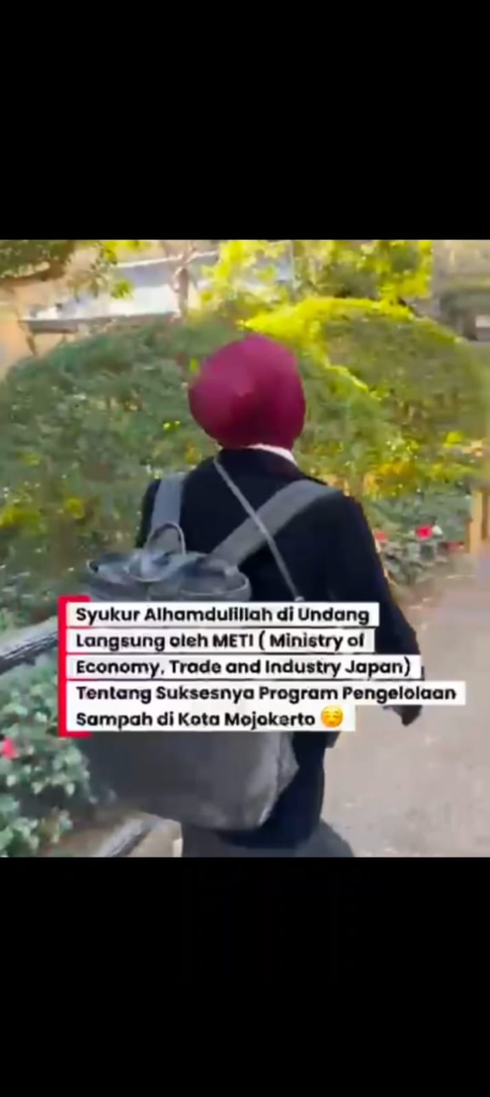 Potongan video yang beredar di media sosial menunjukkan Wali Kota Mojokerto Ika Puspitasari tengah berada di Negeri Sakura, Jepang.
