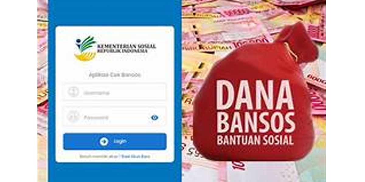 pengecekan bansos melalui aplikasi resmi Kementerian Sosial.