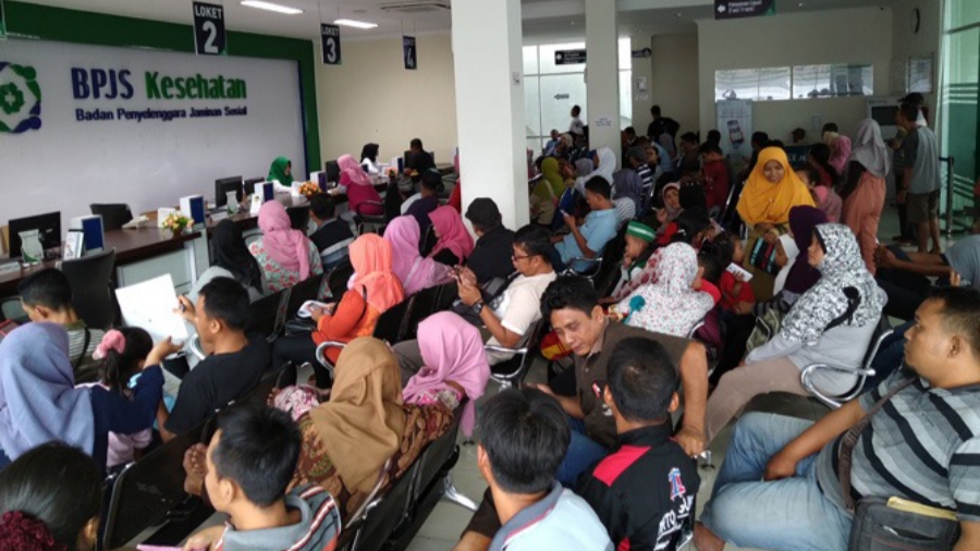 BPJS Kesehatan Cabang Mojokerto di Jalan Empunala Kota Mojokerto.