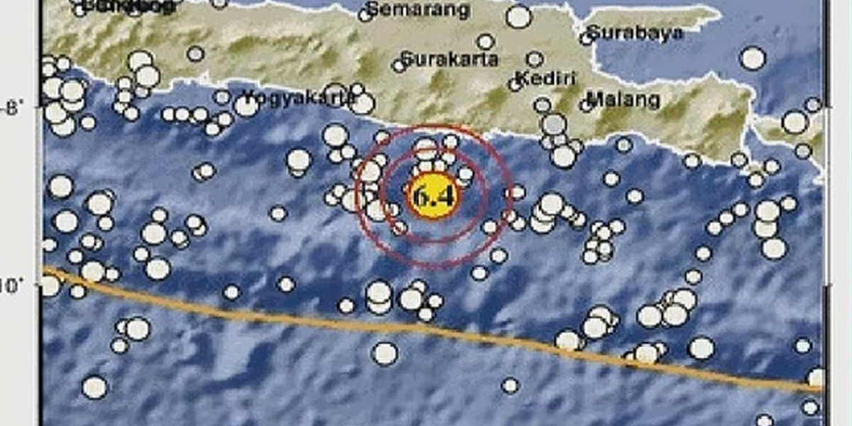 Gempa bermagnitudo 6,4 mengguncang Pacitan dan sekitar