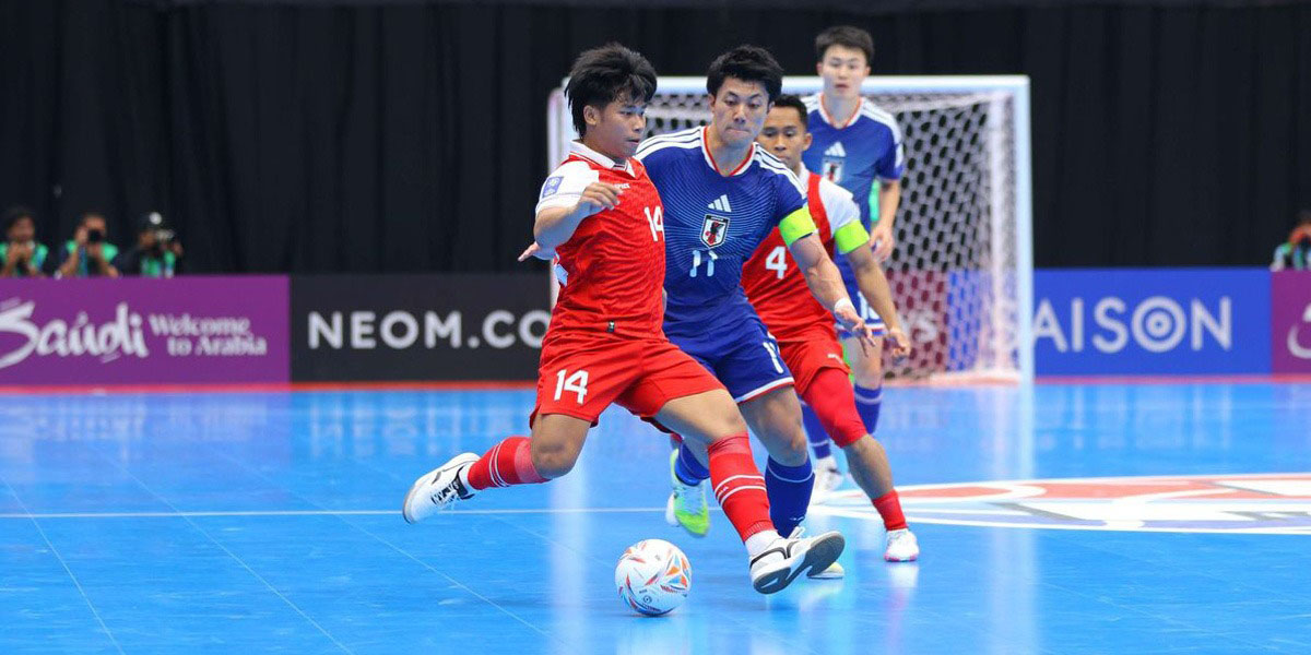 Timnas Indonesia bermain dengan displin saat melawan Jepang
