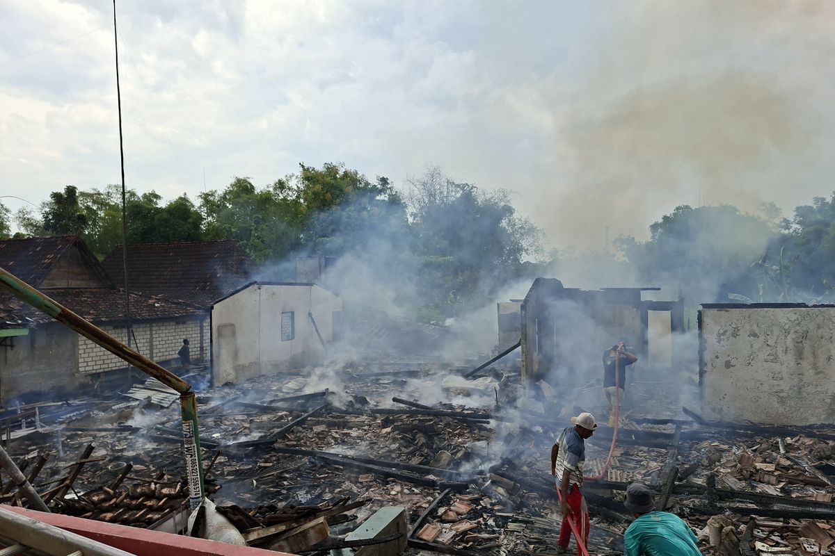 Anak bakar rumah di Pati hingga hangus tak tersisa lantaran konflik keluarga