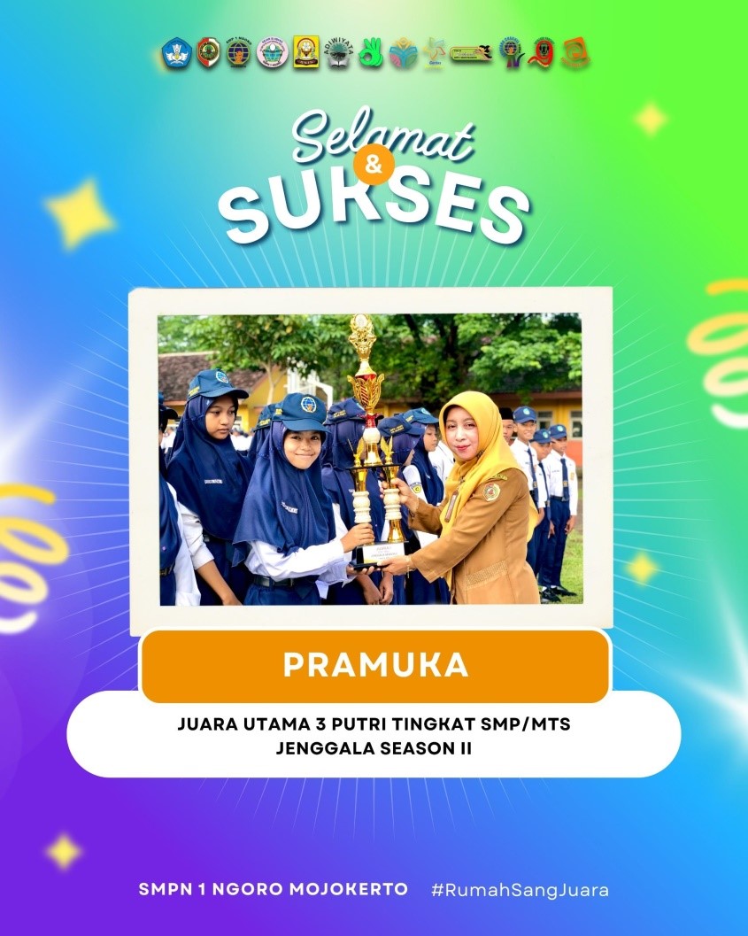 BIMBINGAN INTENSIF: Kepala SMPN 1 Ngoro Sri Indayani memberikan apresiasi kepada siswa berprestasi.