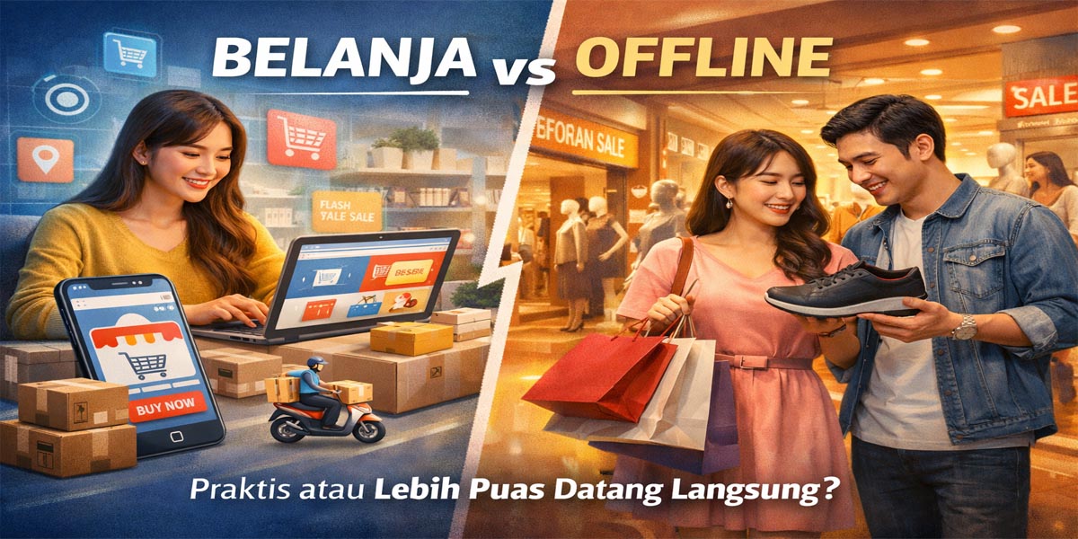 Belanja Online vs Offline: Praktis atau Lebih Puas Datang Langsung?