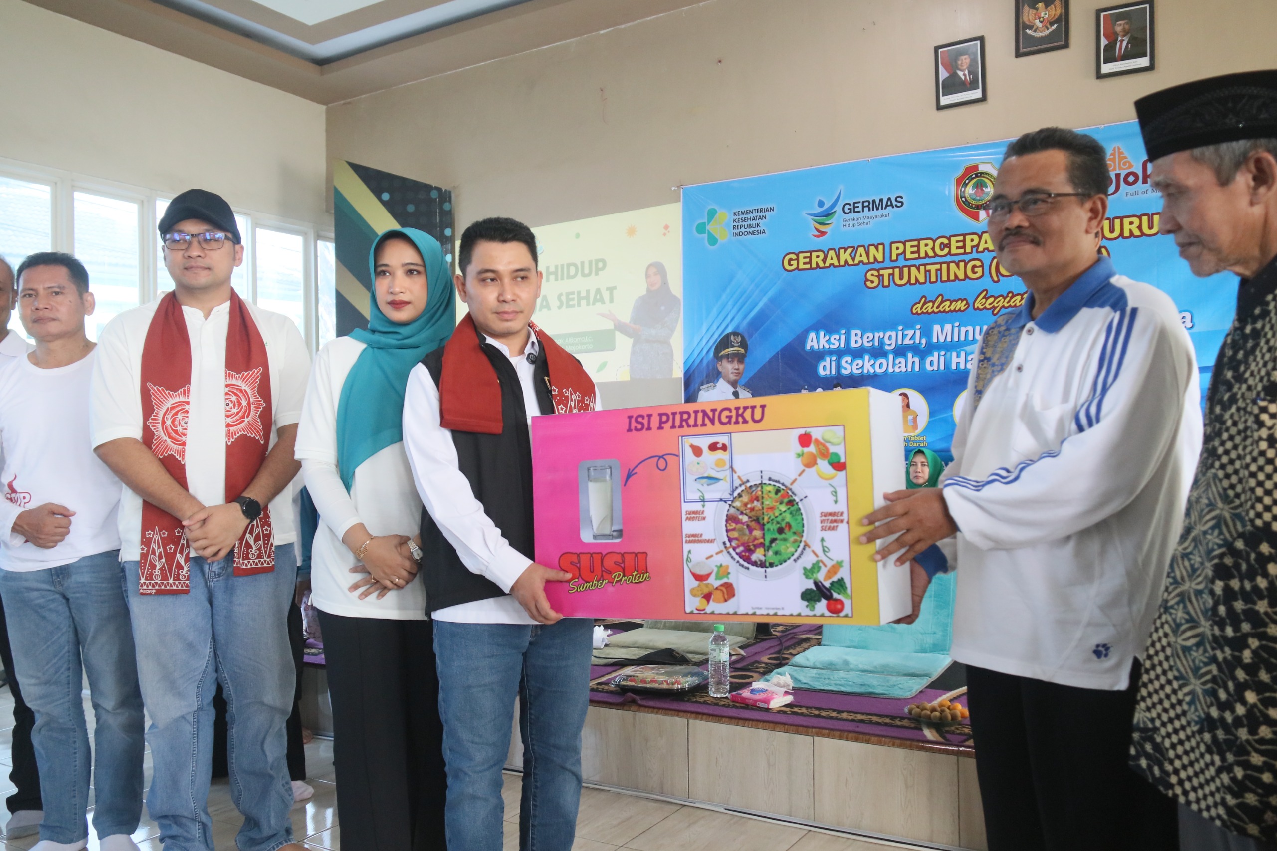 PERILAKU SEHAT: Pelaksanaan program Suju secara rutin menyasar pelajar SD-SMP di Kabupaten Mojokerto untuk membiasakan penerapan hidup sehat.  