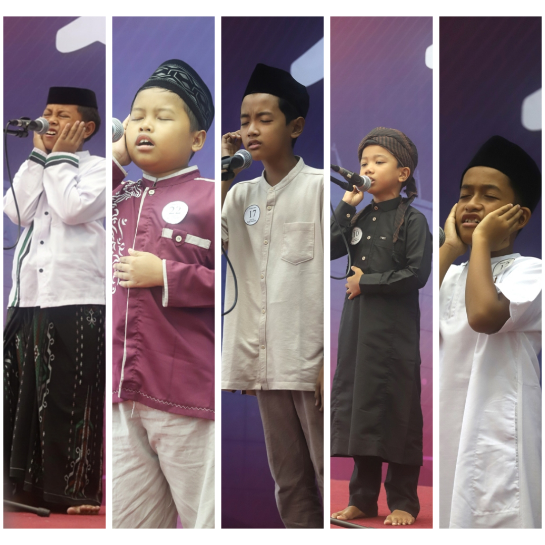 EKSPRESIF: Sejumlah peserta Lomba Azan Jawa Pos Radar Mojokerto menampilkan kemampuan terbaiknya ketika melantunkan azan dalam babak penyisihan yang digelar di aula kantor JPRM Jalan RA Basuni No. 96