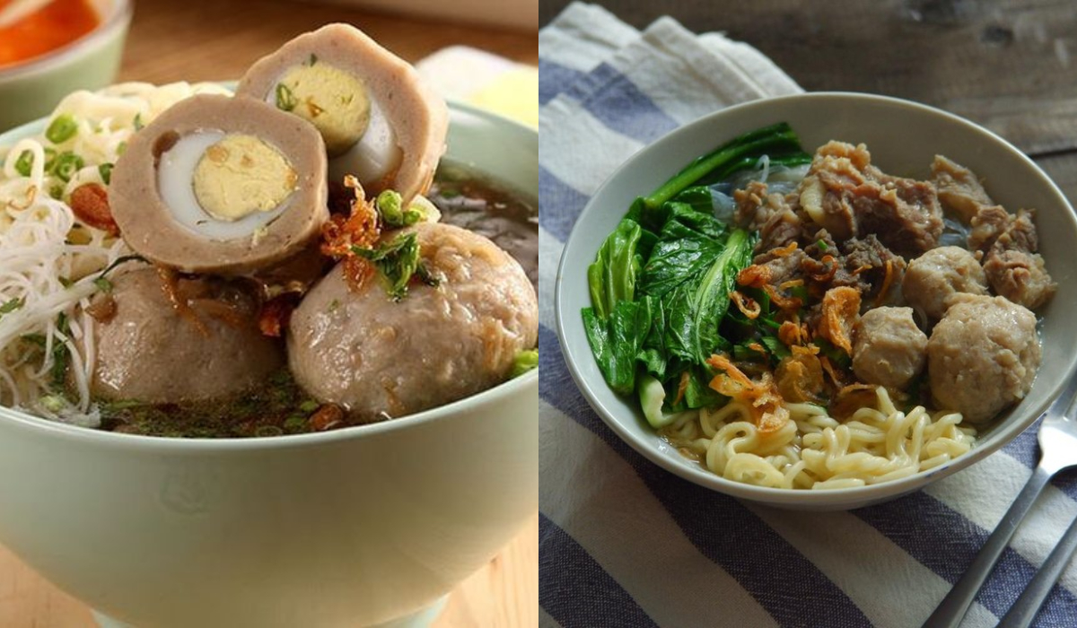 Bakso dan Mie Ayam menjadi makanan paling laris ketika lebaran.