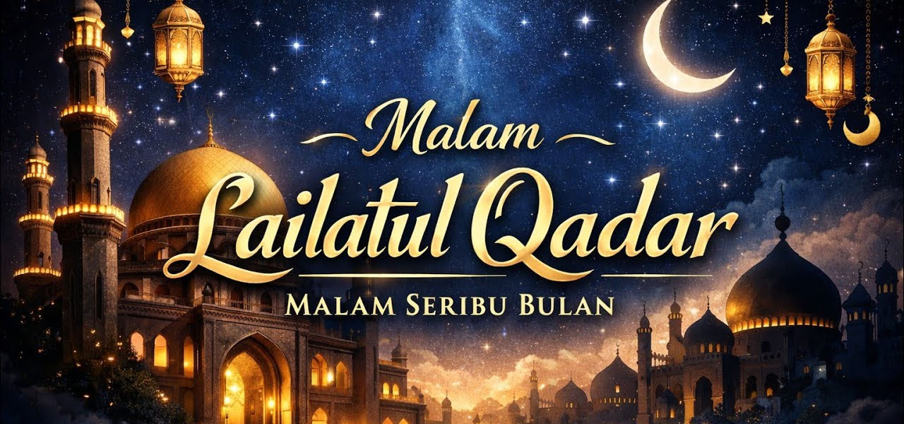 Malam Lailatul Qadar dipercayai Umat Islam sebagai malam seribu bulan.