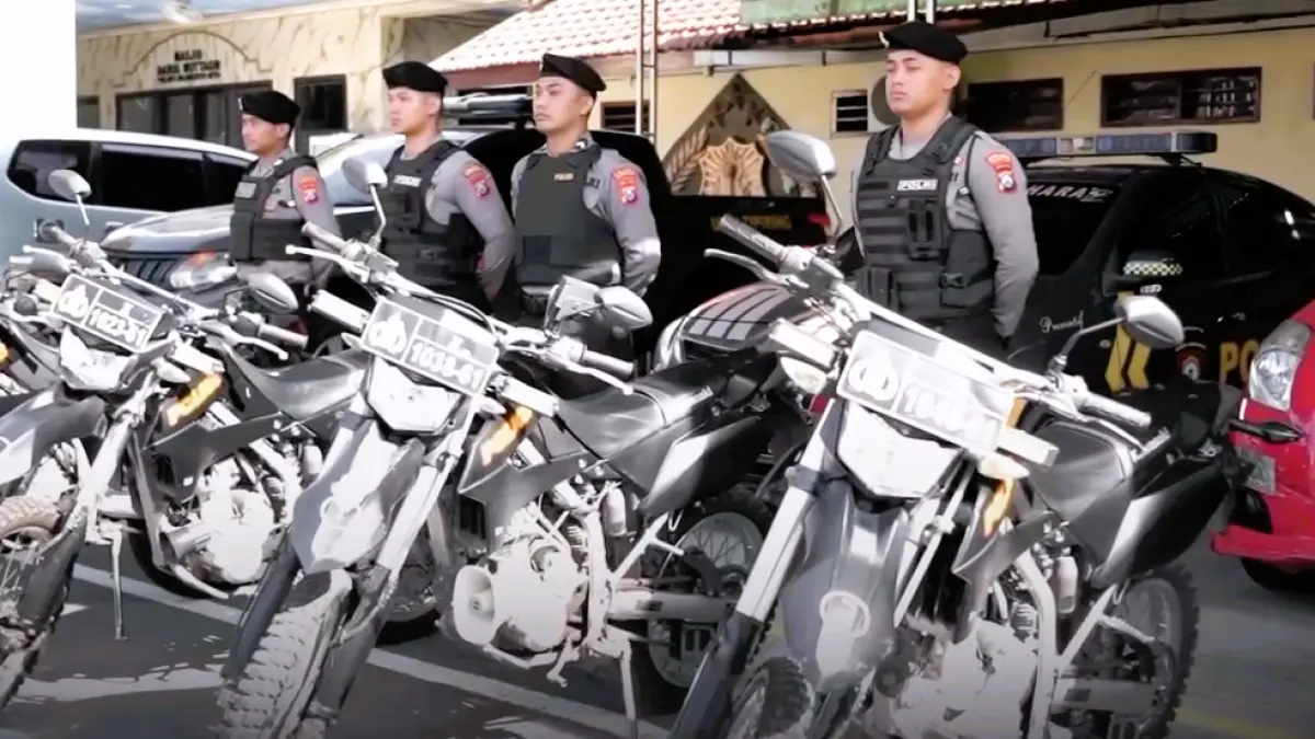 PENGAMANAN: Polres Mojokerto Kota menyiagakan ratusan personel selama Operasi Ketupat 2026 berlangsung.